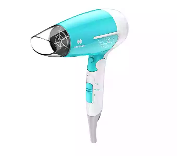 Havells HD3151 1200 W Foldable Hair Dryer; 3 Heat (Hot/Cool/Warm) Settings including Cool Shot button; Heat Balance Technology 
